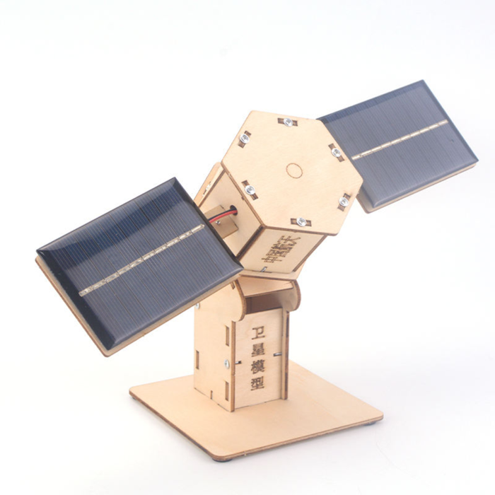 Pludo Solar Satellite DIY Kit – Solar Energy Learning DIY Science Kits for Kids 11–14 | Grades 6–8