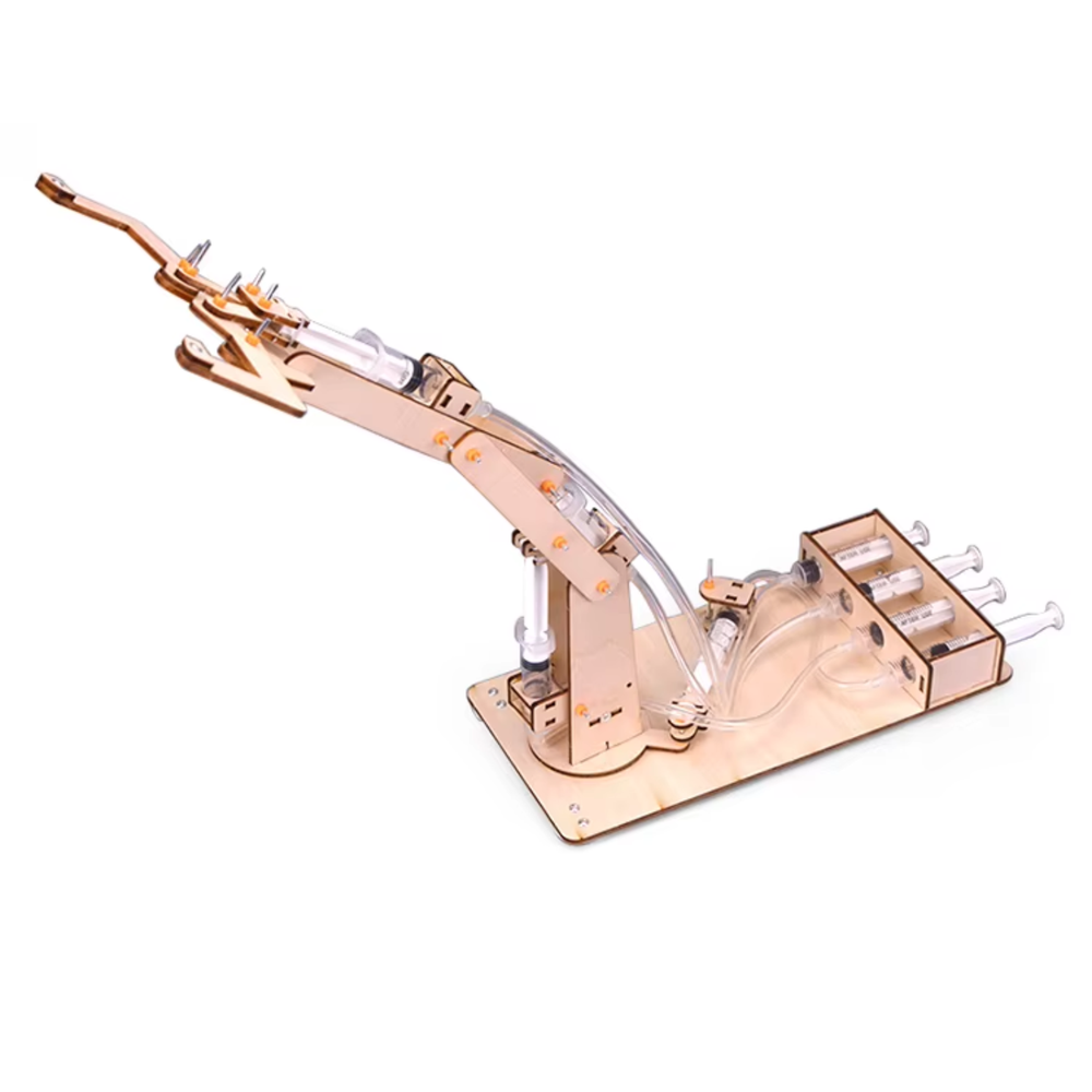 Pludo Robotic Arm – DIY Science Experiment Kit for Kids 11–14 | Mechanics and Hydraulic STEM Toy (Grade 6–8)