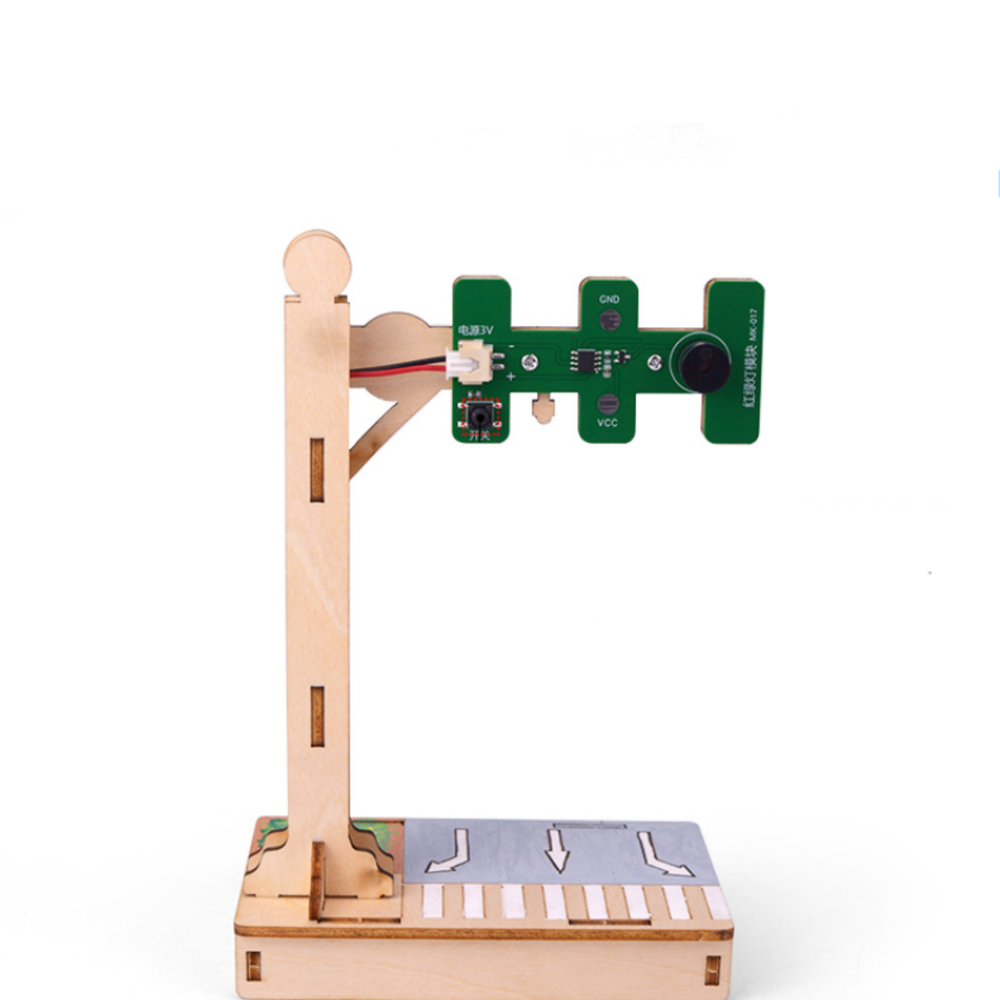 Pludo STEM Kit Automatic Traffic Signal – Controller-Based Circuit Learning Toy for 11–14 | Grade 6–8 DIY Toy