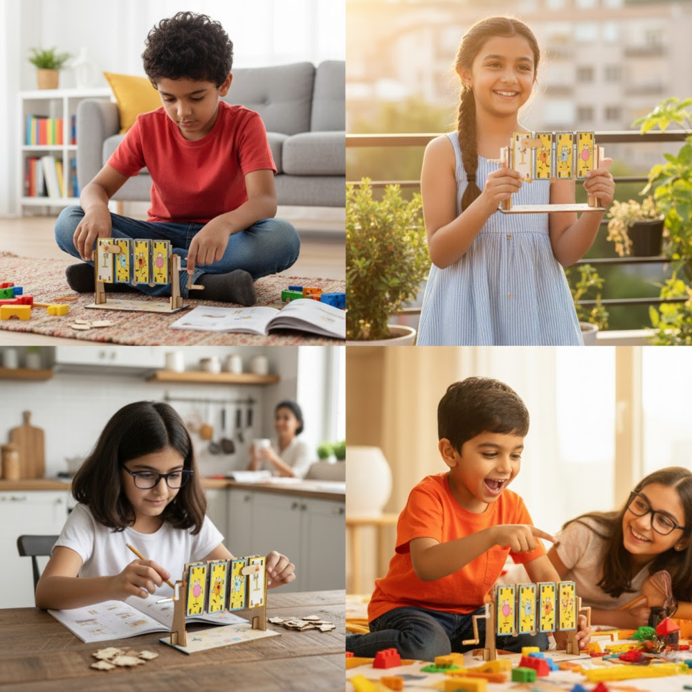 Pludo BitWise Educational Kit – Binary Learning DIY STEM Kit for Ages 11–14 | Grade 6 to 8