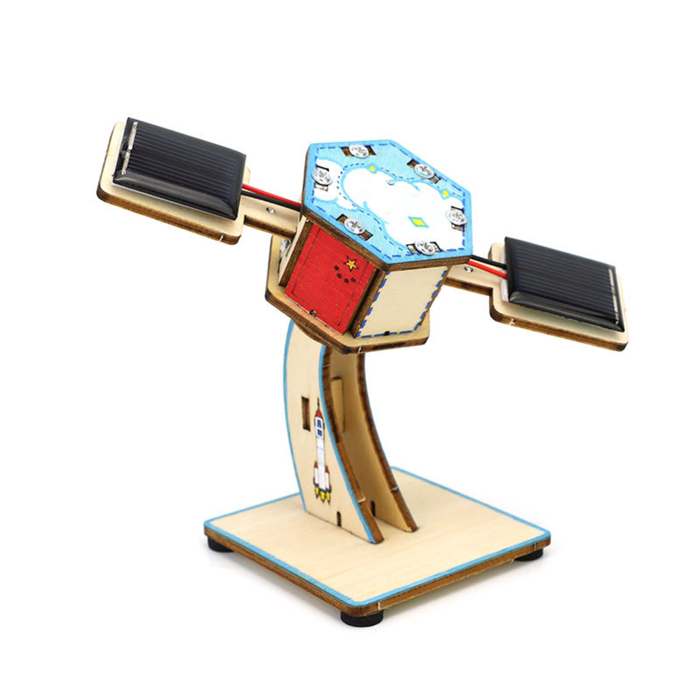 Pludo Mini Solar Satellite Educational Toy – Solar Energy learning STEM Kit | Age 11–14 | Grade 6 to 8