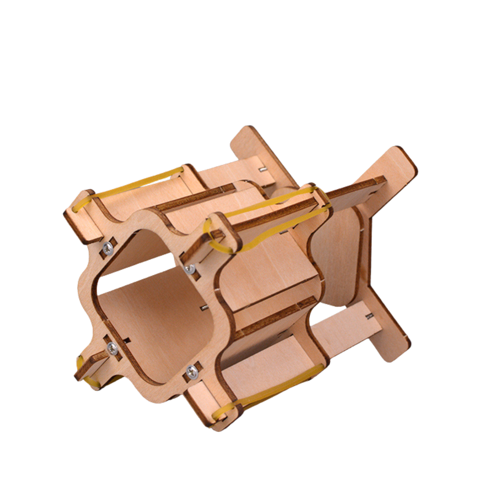 Pludo STEM Kit Spring Force – Shock Absorber DIY Science Experiment Kit for Kids 11–14 | Grade 6–8 Mechanics & Force Model