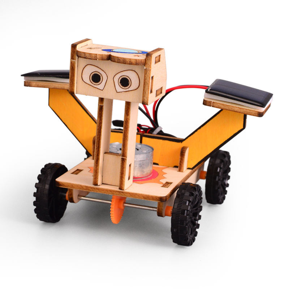 Pludo STEM Moon Rover Kit – DIY Science Experiment Kit for Kids 11–14 | Grade 6–8 Solar Energy Model