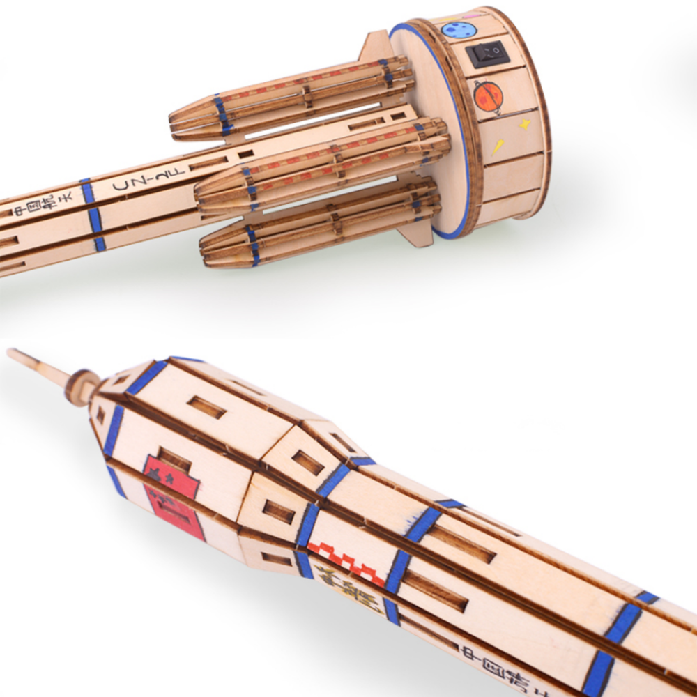 Pludo STEM Kit Space Mission – DIY Educational Toy for Kids 11–14 | Grade 6–8 Rocket Model