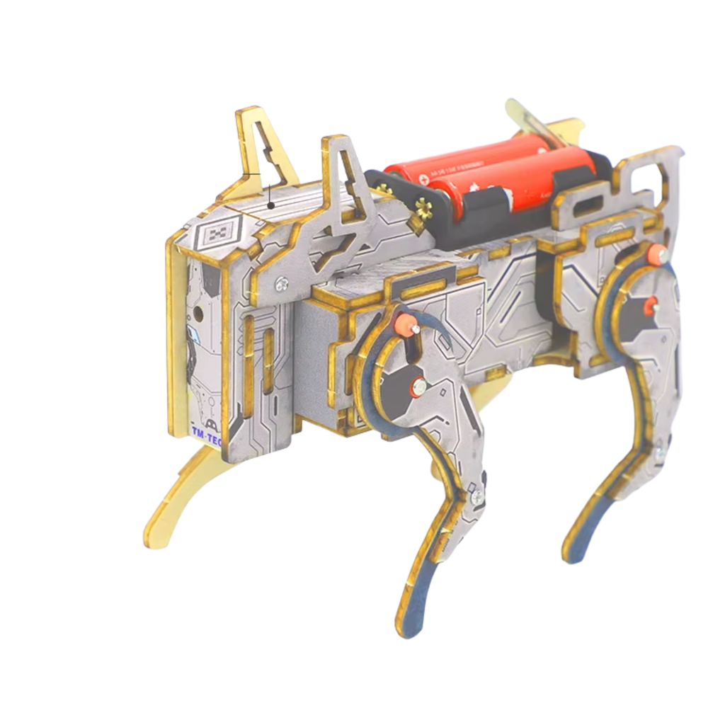 Pludo Sound Activated Robotic Dog DIY Kit – Learn Sound Detection and Mechanics for Ages 14–18 | Grade 9–10