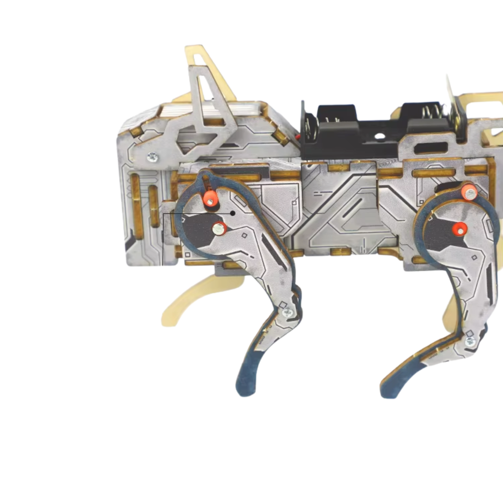 Pludo Sound Activated Robotic Dog DIY Kit – Learn Sound Detection and Mechanics for Ages 14–18 | Grade 9–10