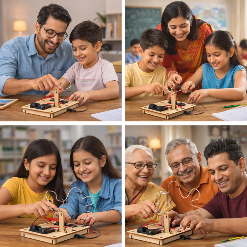 Pludo ElectroSense Science Kit – Reaction Circuit Kit for Grades 5-6 | Ages 10-11