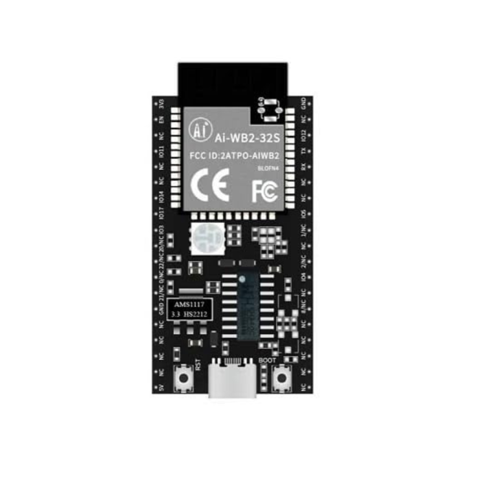 Ai-Thinker AI-WB2-32S-Kit Wi-Fi + BLE 5.0 Dev Board - IoT & Smart Home Projects