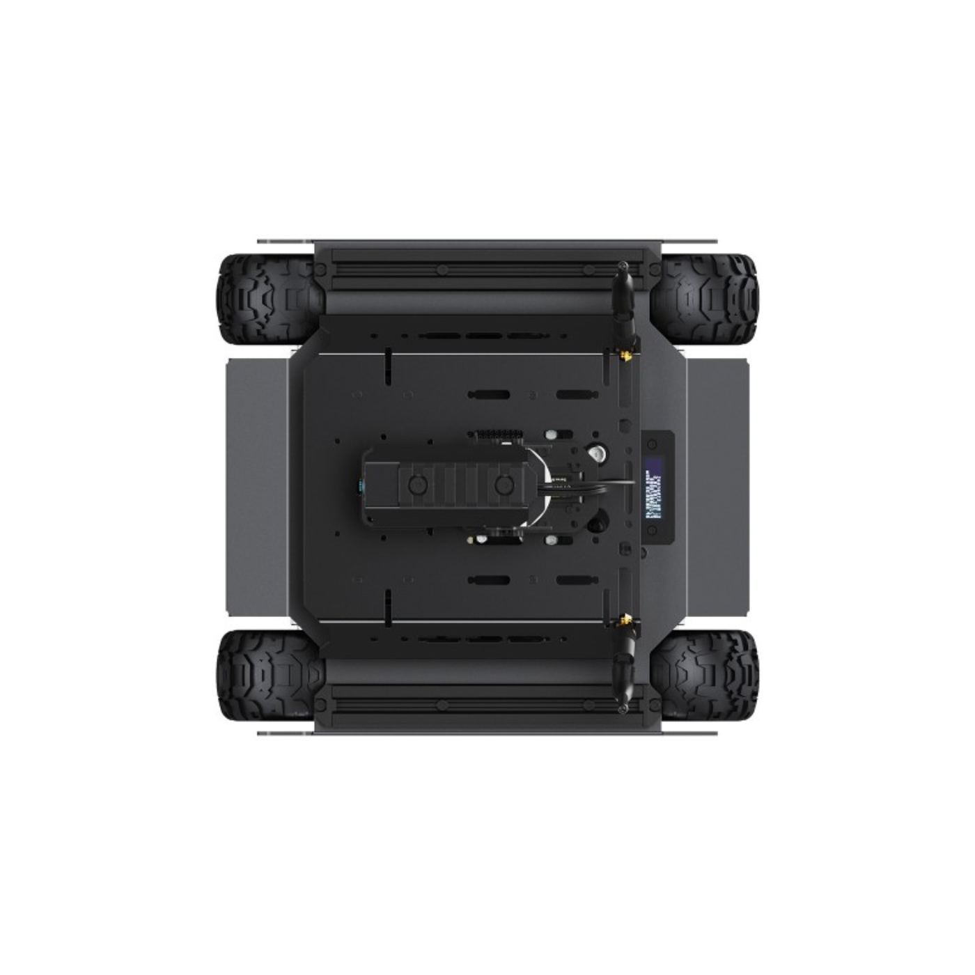 Waveshare UGV Rover ROS 2 Open-source 6 Wheels 4WD AI Robot With Jetson Orin Nano 4GB Kit, Dual controllers, 360° Flexible Omnidirectional Pan-Tilt