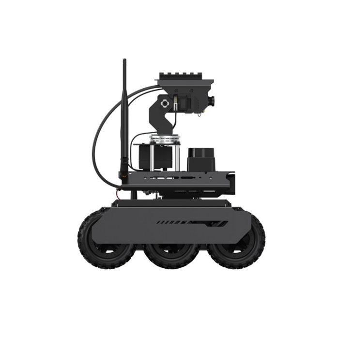 Waveshare UGV Rover ROS 2 Open-source 6 Wheels 4WD AI Robot With Jetson Orin Nano 4GB Kit, Dual controllers, 360° Flexible Omnidirectional Pan-Tilt