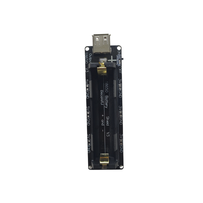 Iotcart 18650 Lithium Battery Holder Shield 5V Output - Portable Power Module