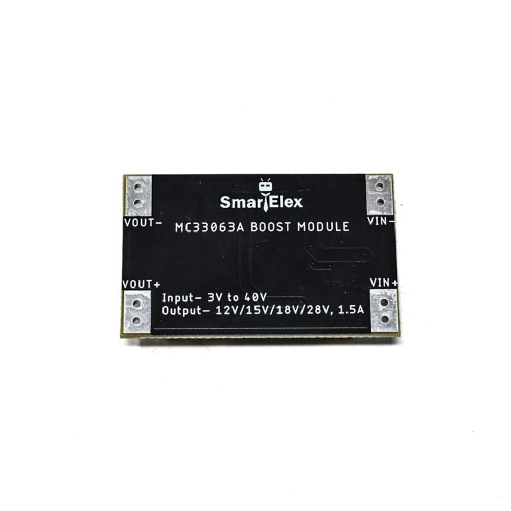 SmartElex 12V/15V/18V,1.5A MC33063A Boost Module
