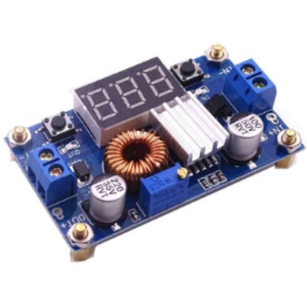 XL4015 5A Step Down Adjustable Power Supply with LED Voltmeter