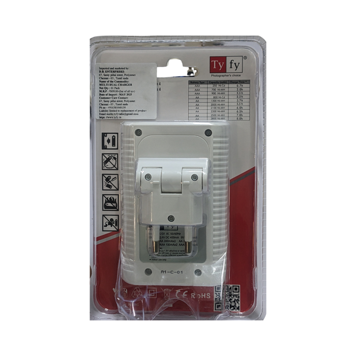 TYFY Multi Charger X2 WITH 9V BATTERY OPTION
