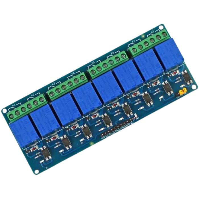 Iotcart SES-P-383 8 Channel 5V Relay Board - Industrial & Smart Home Control