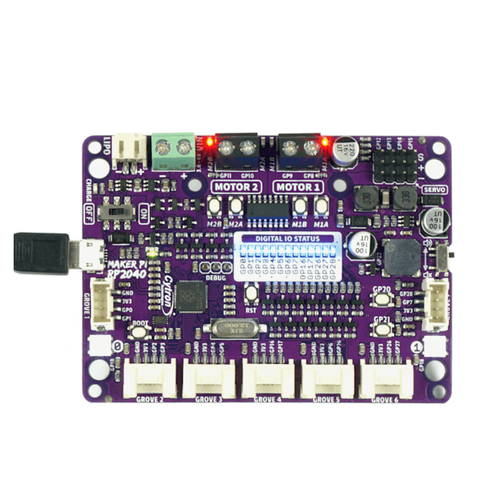 Cytron Maker Pi RP2040 – Robotics Controller Board with Raspberry Pi