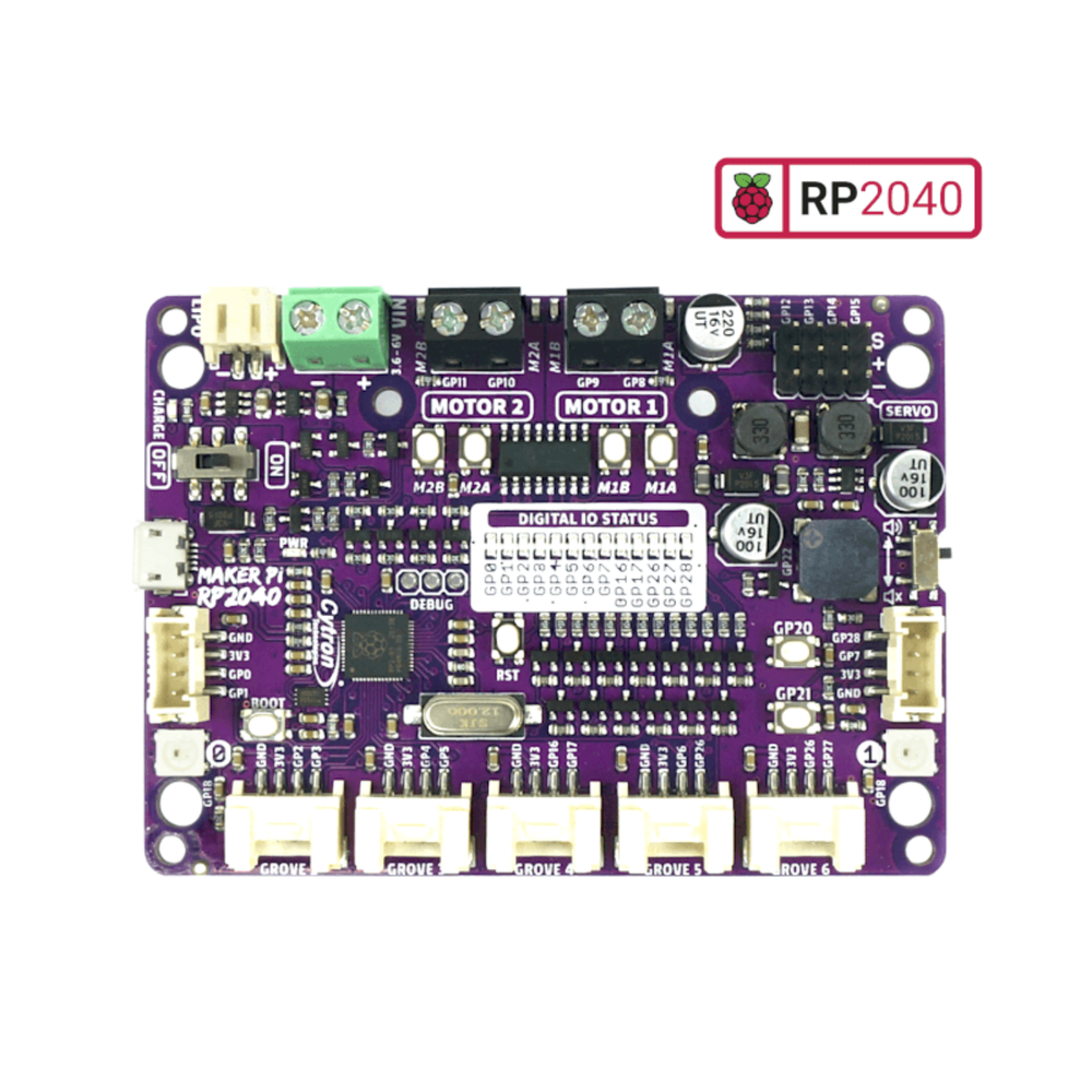 Cytron Maker Pi RP2040 – Robotics Controller Board with Raspberry Pi