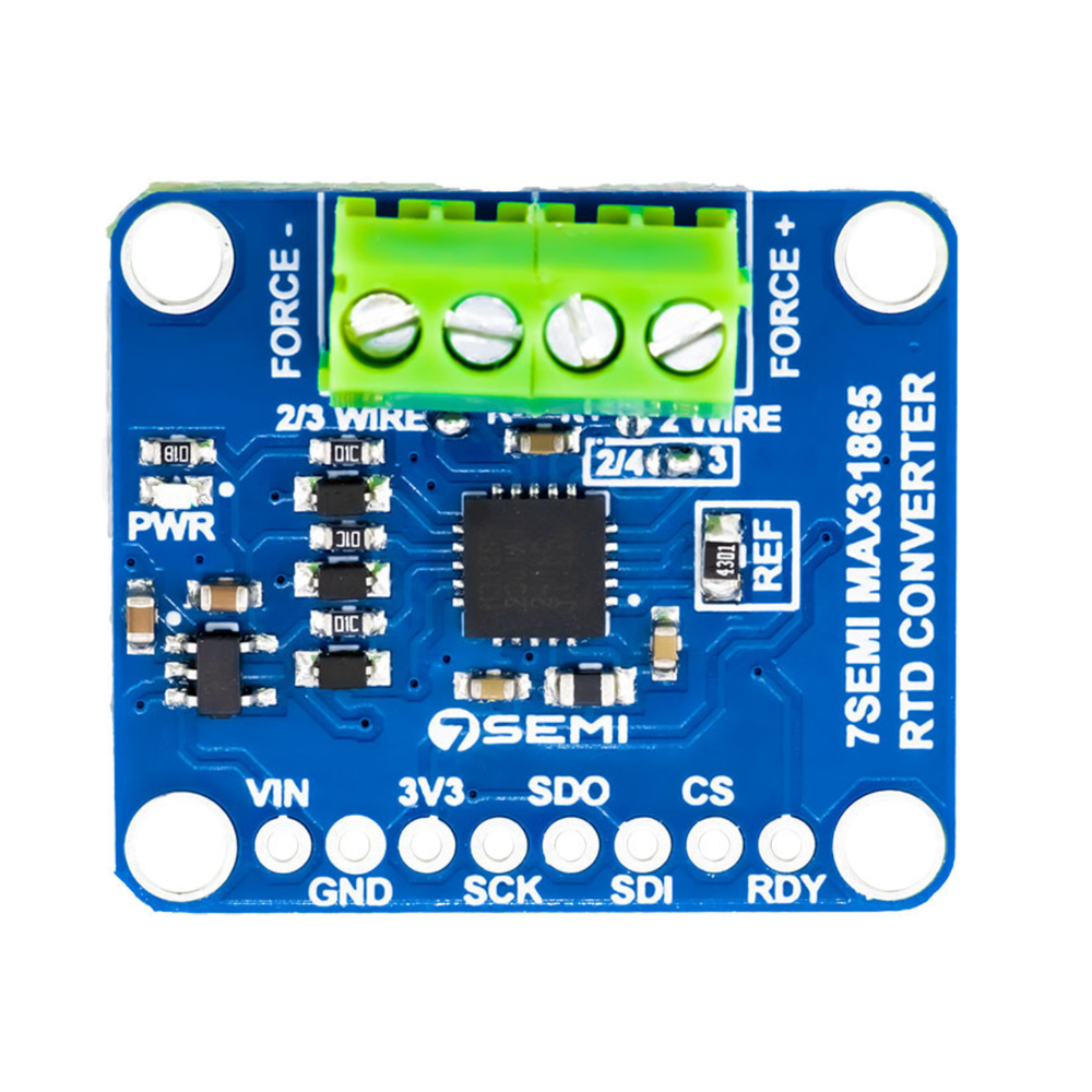 7Semi MAX31865 PT1000 RTD 3-Wire Temperature Sensor Amplifier Breakout Board