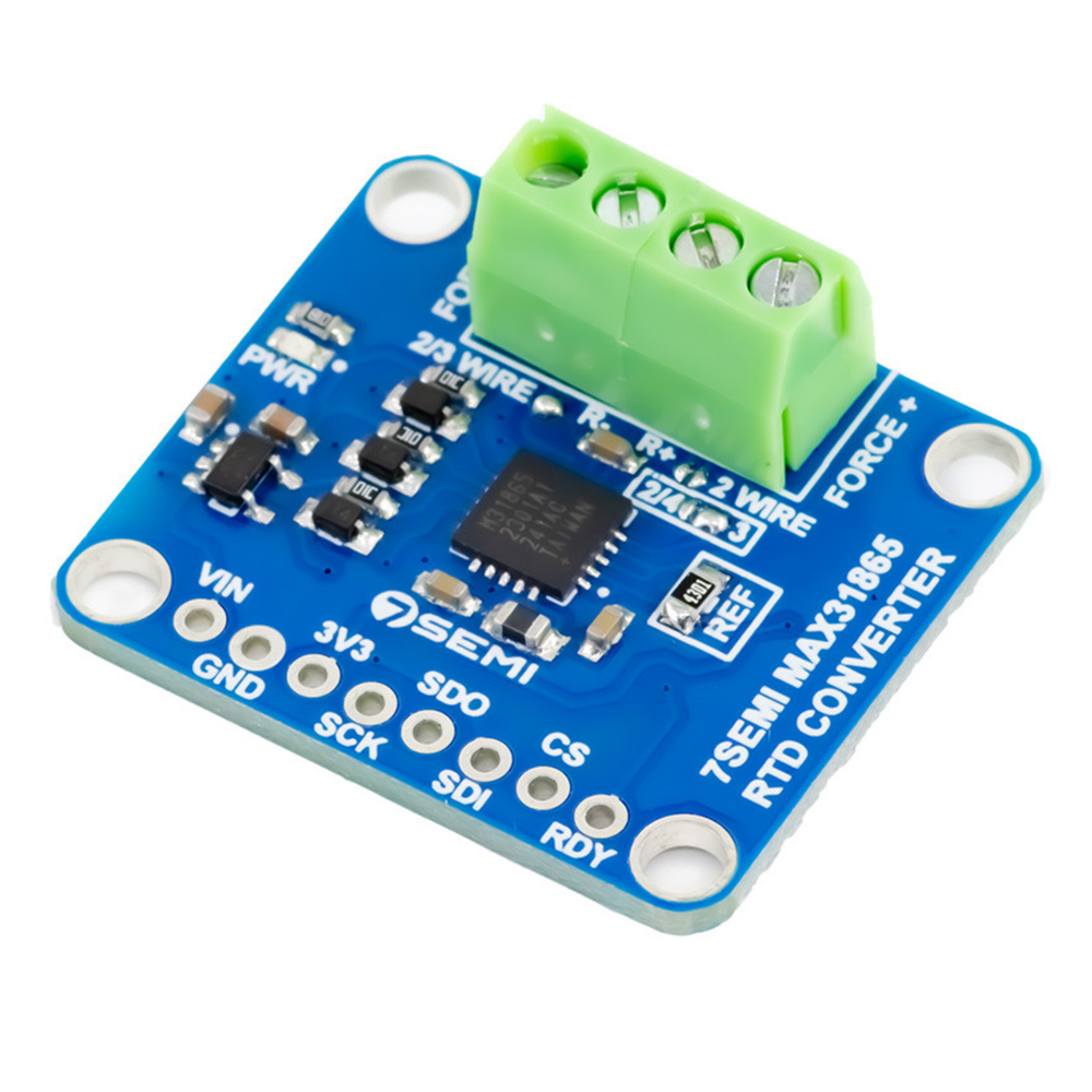 7Semi MAX31865 PT1000 RTD 3-Wire Temperature Sensor Amplifier Breakout Board