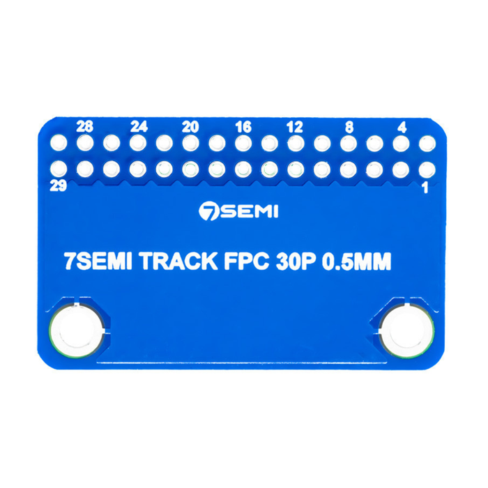 7Semi 0.5mm FFC FPC Connector Breakout Board (30 Pin) - Prototyping & PCB Interface