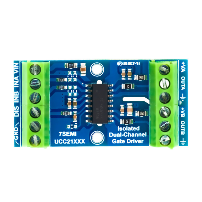 7Semi UCC21330 4A/6A Dual-Channel Isolated Gate Driver Board - Buy Online in India