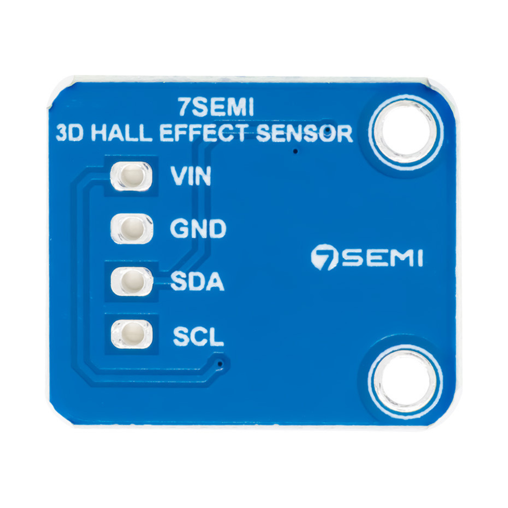7Semi TMAG5273 4Pin 3D Hall-effect Sensor Breakout Module