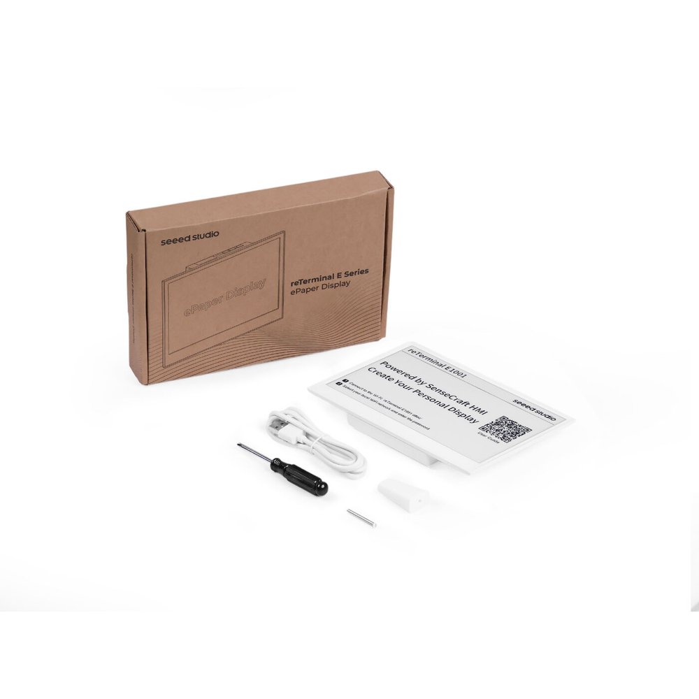 reTerminal E1001 – 7.5" Monochrome ePaper Display with ESP32-S3