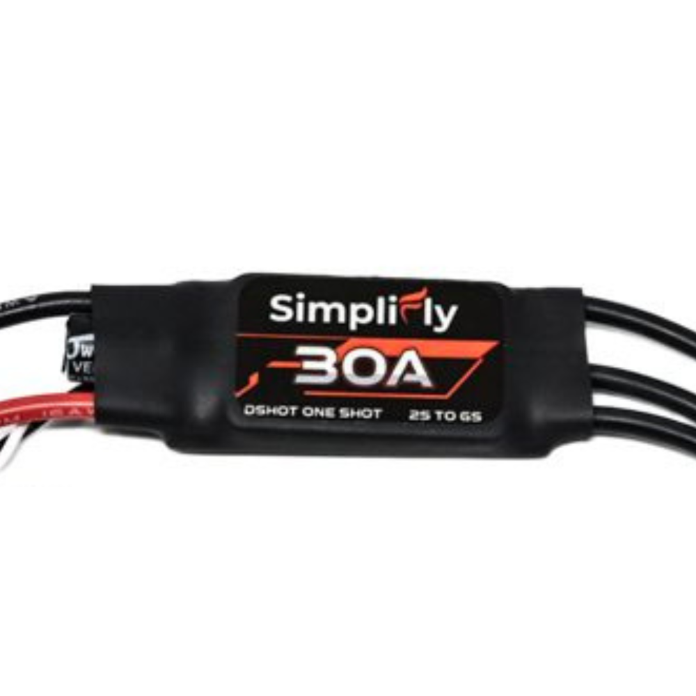 SimpliFly ESC 30A (2S–6S) for BLDC Motors with D-Shot OneShot125