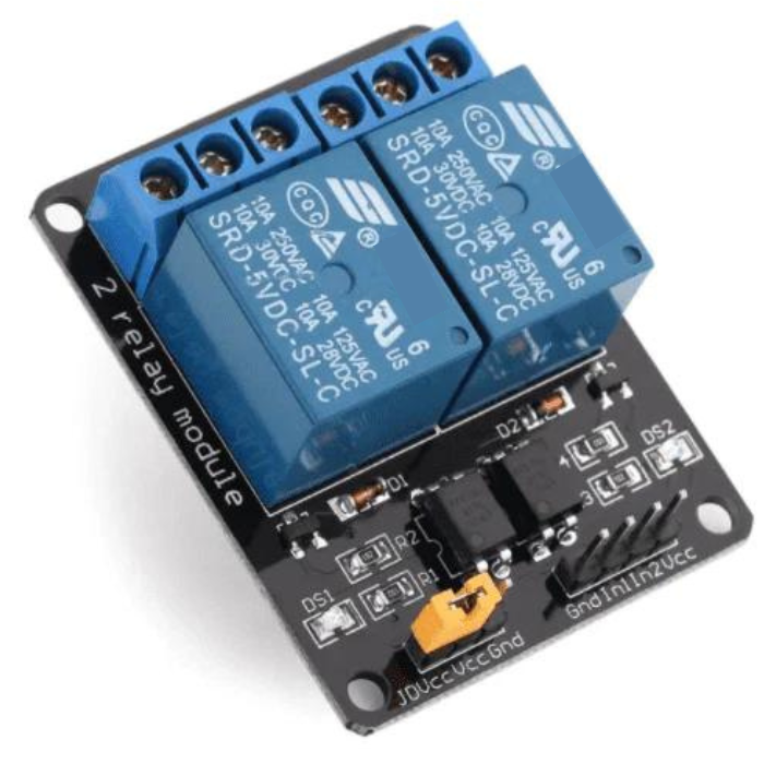 Iotcart 2-Ch 5V Relay Board 10A Optocoupler - Home Automation