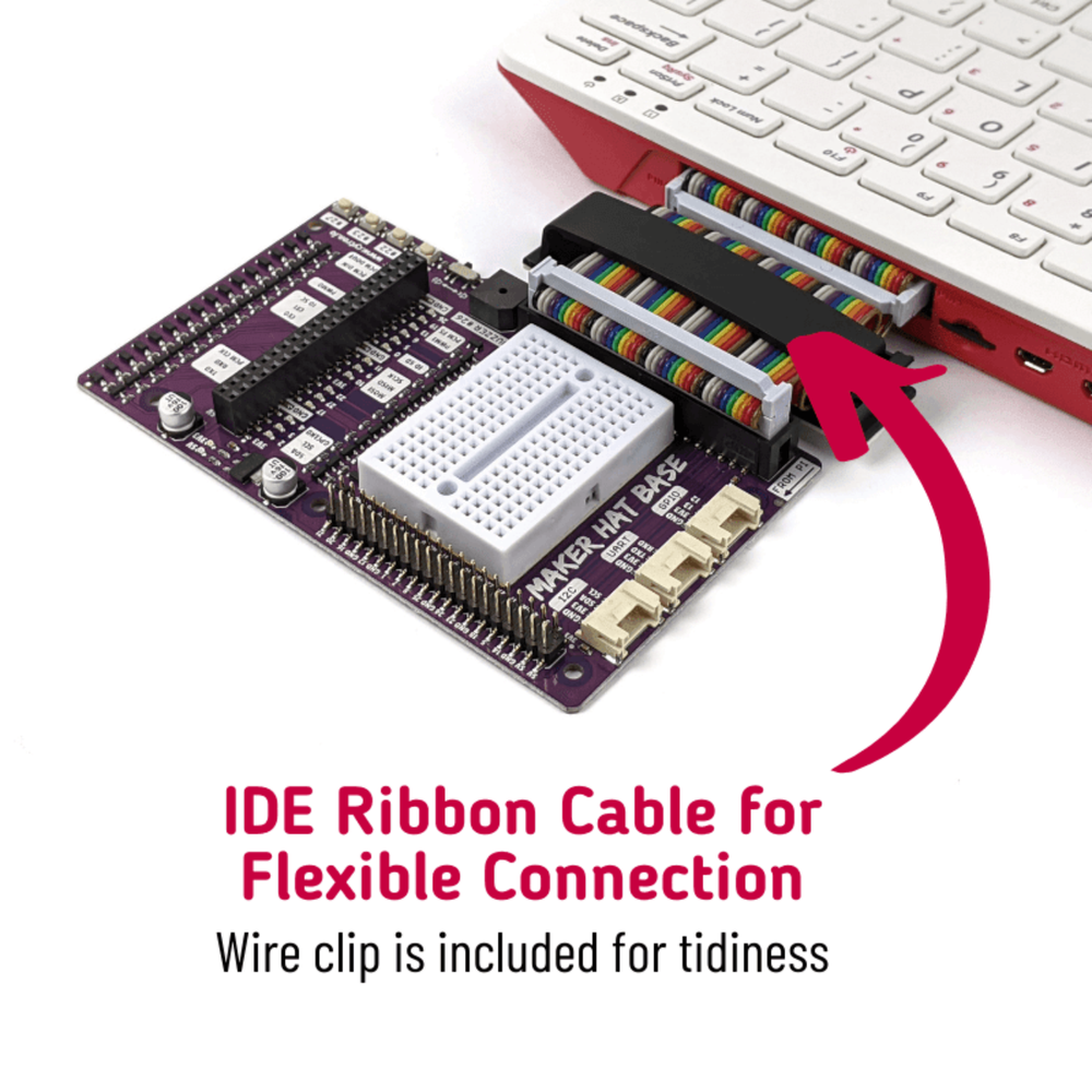 Maker Hat Base for Raspberry Pi 400 – GPIO Extension Board with Grove Ports