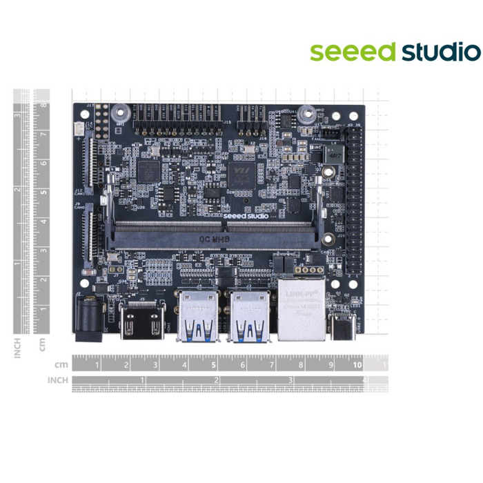 reComputer J401 Carrier Board for Jetson Orin Nano & Orin NX â€“ Open-Source Expansion Board (Without Power Adapter)
