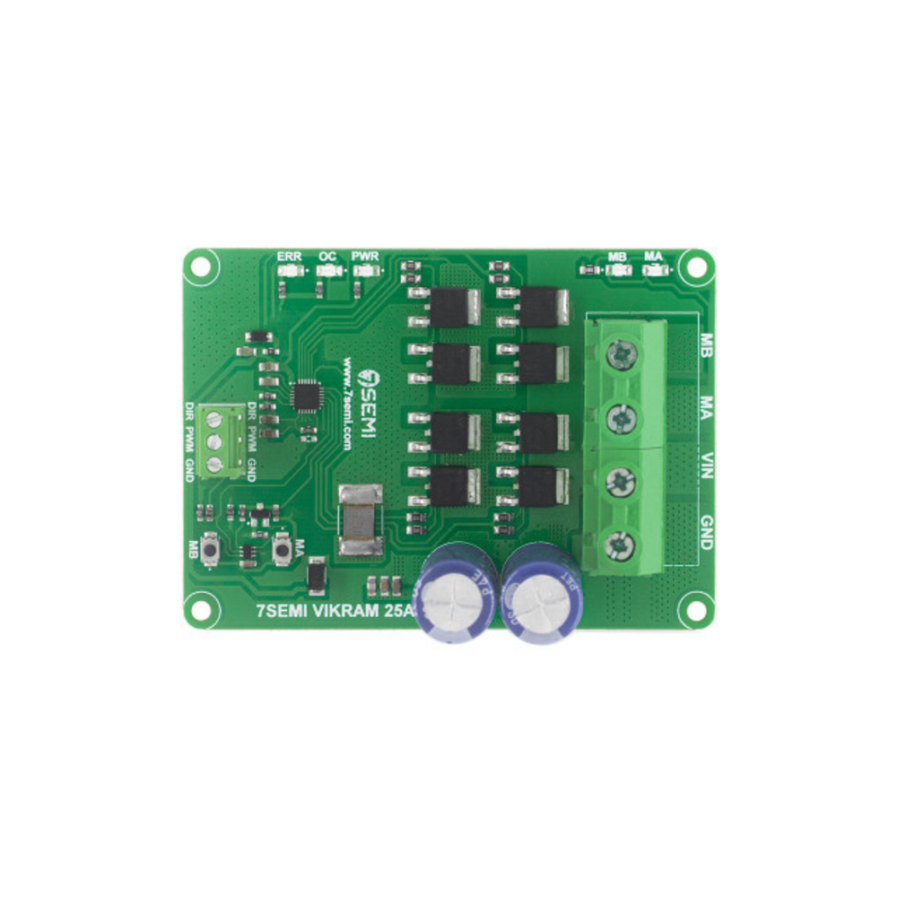 7Semi Vikram-3025 High-Power 25A DC Motor Driver for 6–30V Motors
