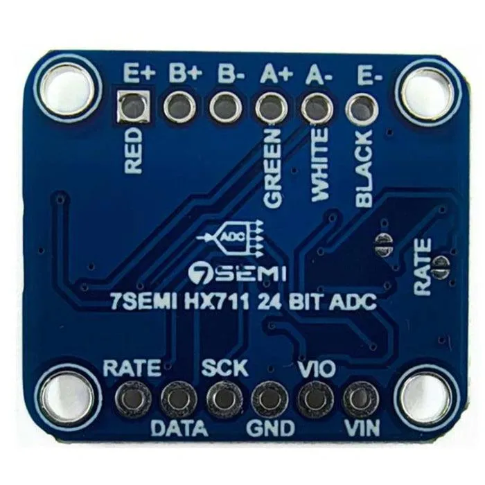 7Semi HX711 24-Bit ADC Load Cell Amplifier - Weight Sensing Module