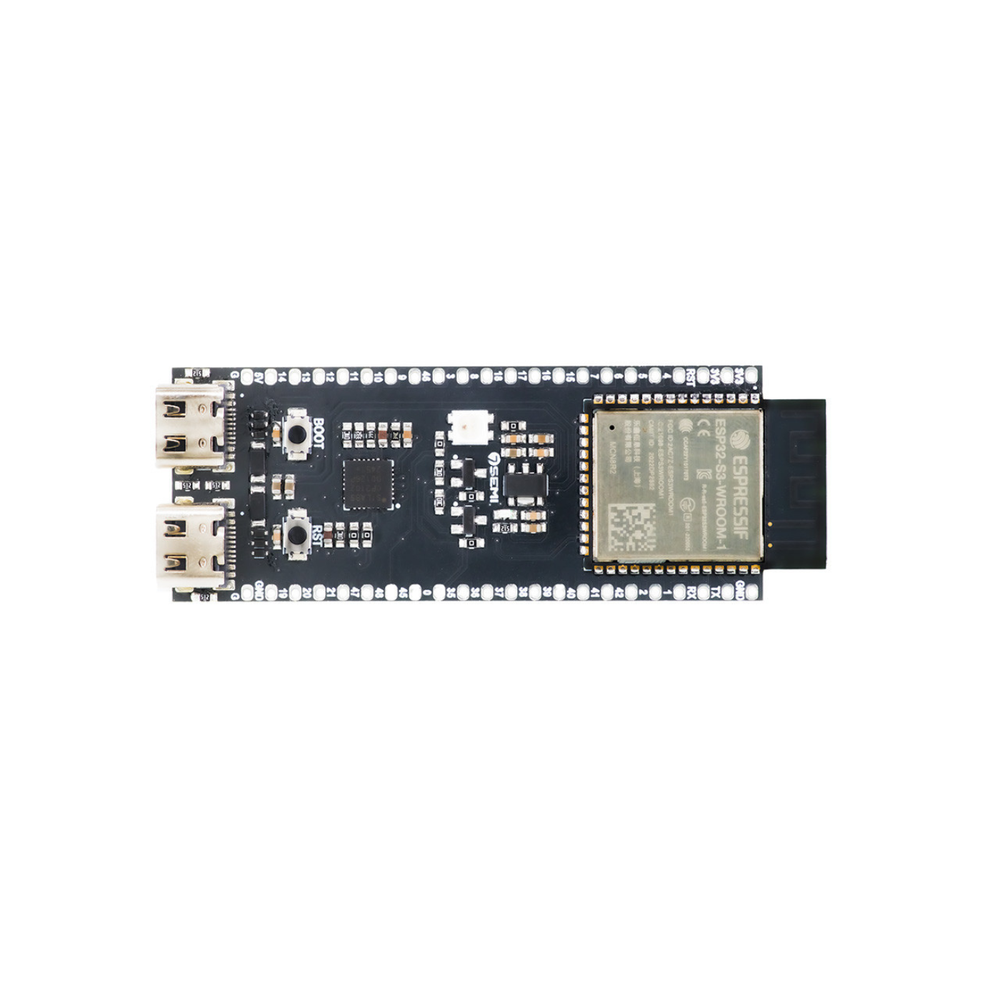7Semi ESP32-S3-Dev-BoardC-1-N8R2 WiFi, Bluetooth, Dual USB-C, RGB LED