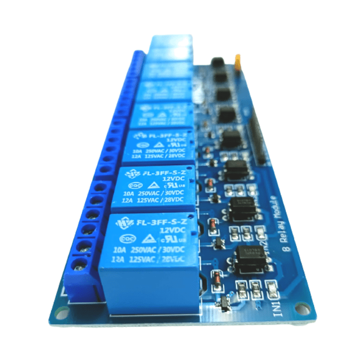 Iotcart SES-P-401 12V 8-Channel Relay Board - Arduino Compatible