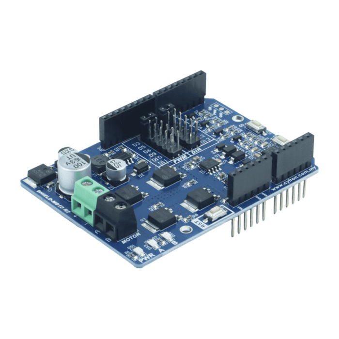 Cytron SHIELD-MD10 – 10A 7V–30V DC Motor Driver Shield for Arduino