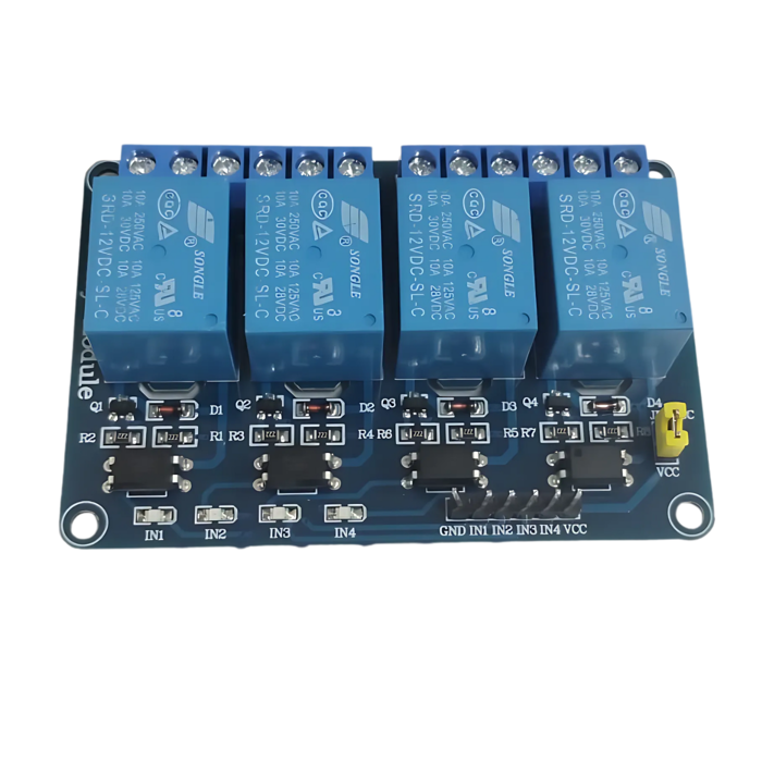 Iotcart SES-P-403 12V 4-Channel Relay Board - Home Automation