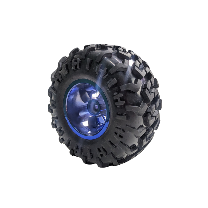 Iotcart SES-P-4041 130mm Robot Wheel for DIY Robotics - 4mm Hex Coupler