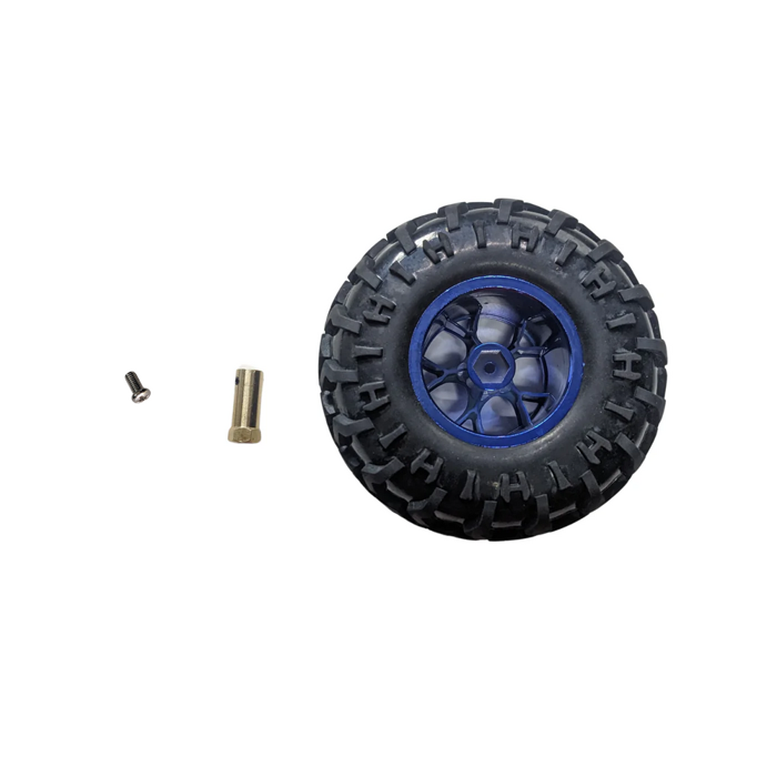 Iotcart SES-P-4041 130mm Robot Wheel for DIY Robotics - 4mm Hex Coupler