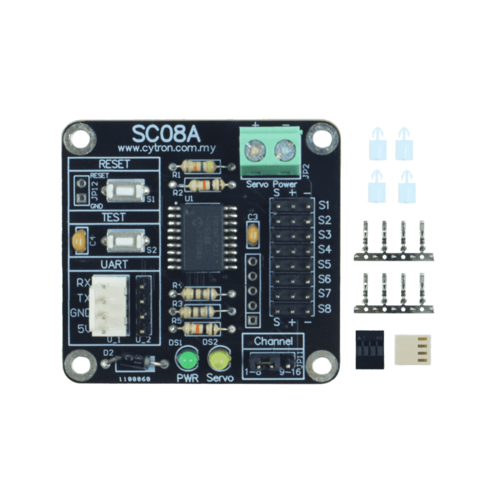 Cytron SC08A 8-Channel Servo Controller
