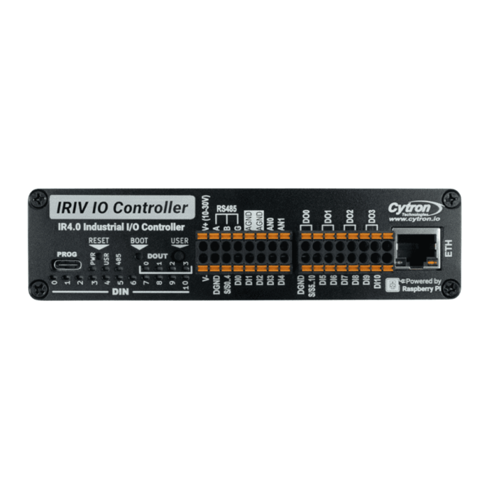 Iotcart IRIV-IOC RP2350 12-bit Analog I/O Controller - Industrial Automation