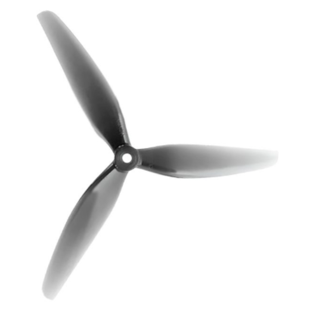 HQProp 7X4X3 Light Grey (2CW+2CCW)-Poly Carbonate Triblade Propeller