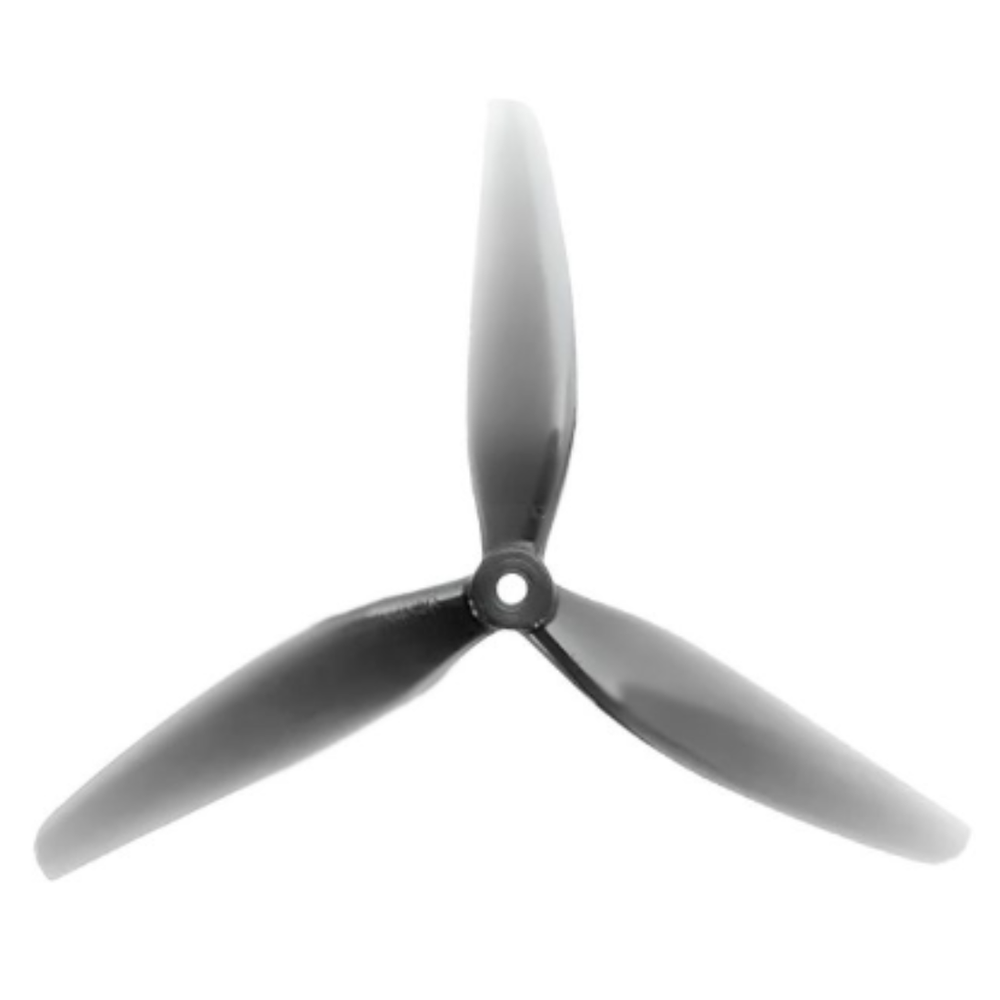HQProp 7X4X3 Light Grey (2CW+2CCW)-Poly Carbonate Triblade Propeller