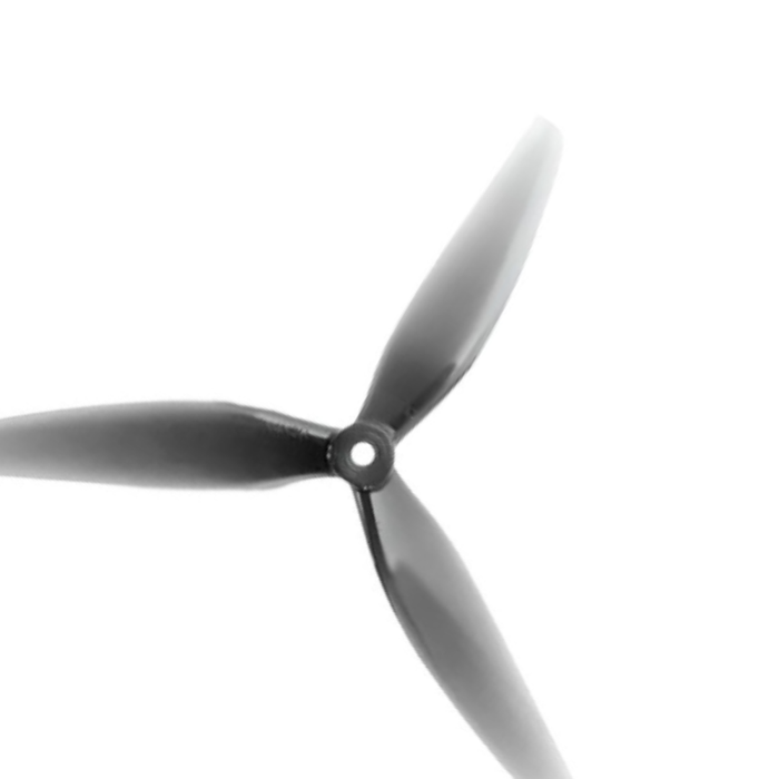 HQProp 7X4X3 Light Grey (2CW+2CCW)-Poly Carbonate Triblade Propeller