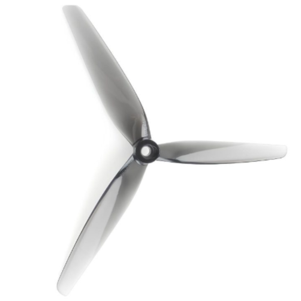 HQProp 7X3.5X3 Light Grey (2CW+2CCW)-Poly Carbonate Triblade Propeller