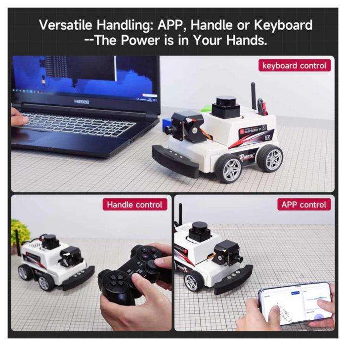 MicroROS-Pi5 ROS2 Robot Car (Without Raspberry Pi)