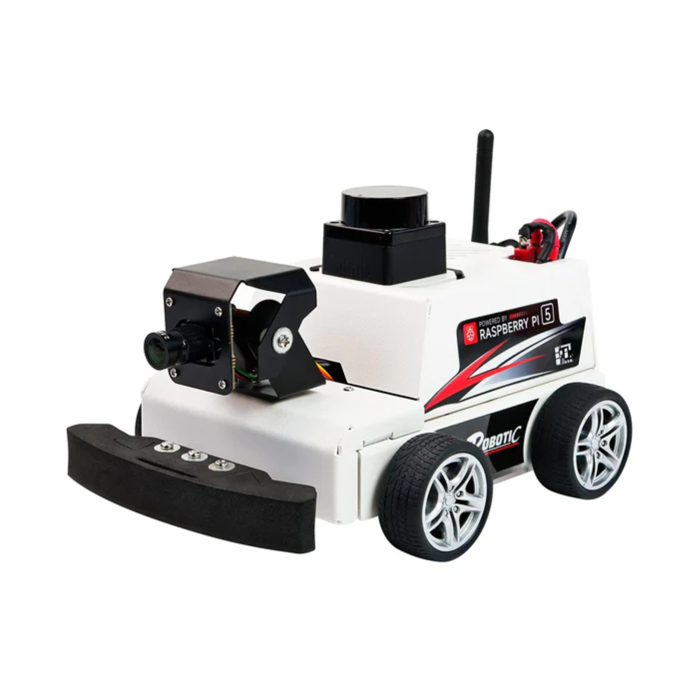 MicroROS-Pi5 ROS2 Robot Car - Autonomous Navigation Platform for Raspberry Pi 5 - Buy in India