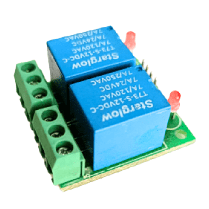 Iotcart SES-P-407 2 CH 12V Relay Board - High Power Switching for Arduino Projects