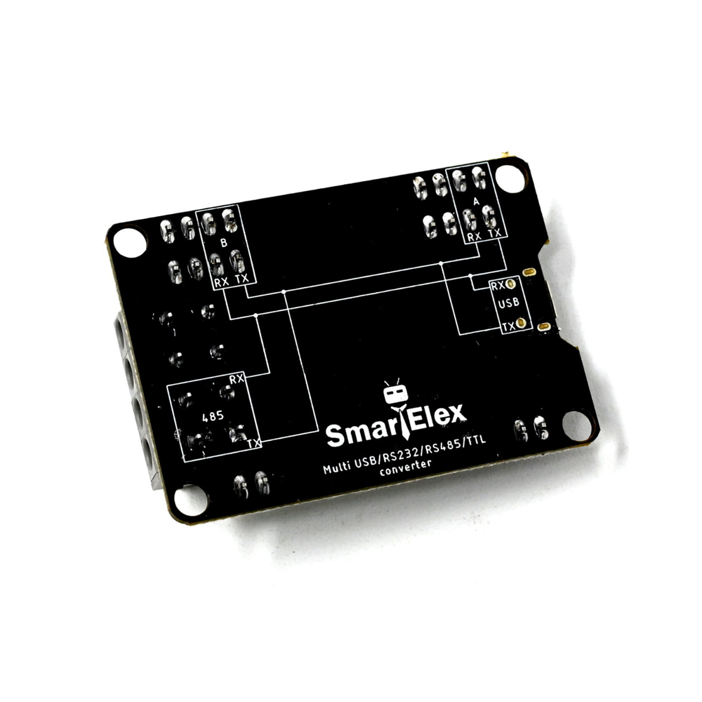 SmartElex Multiplexer USB/TTL/RS232/RS485 Communication Converter