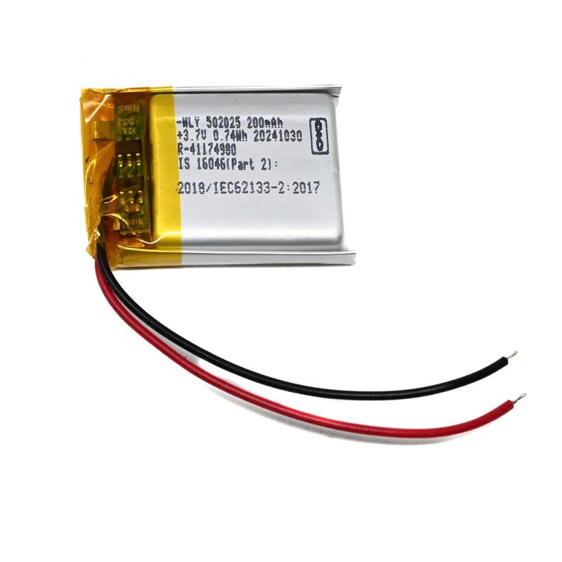 WLY502025 200mAh 3.7V LiPo Battery - Compact Power for IoT Devices